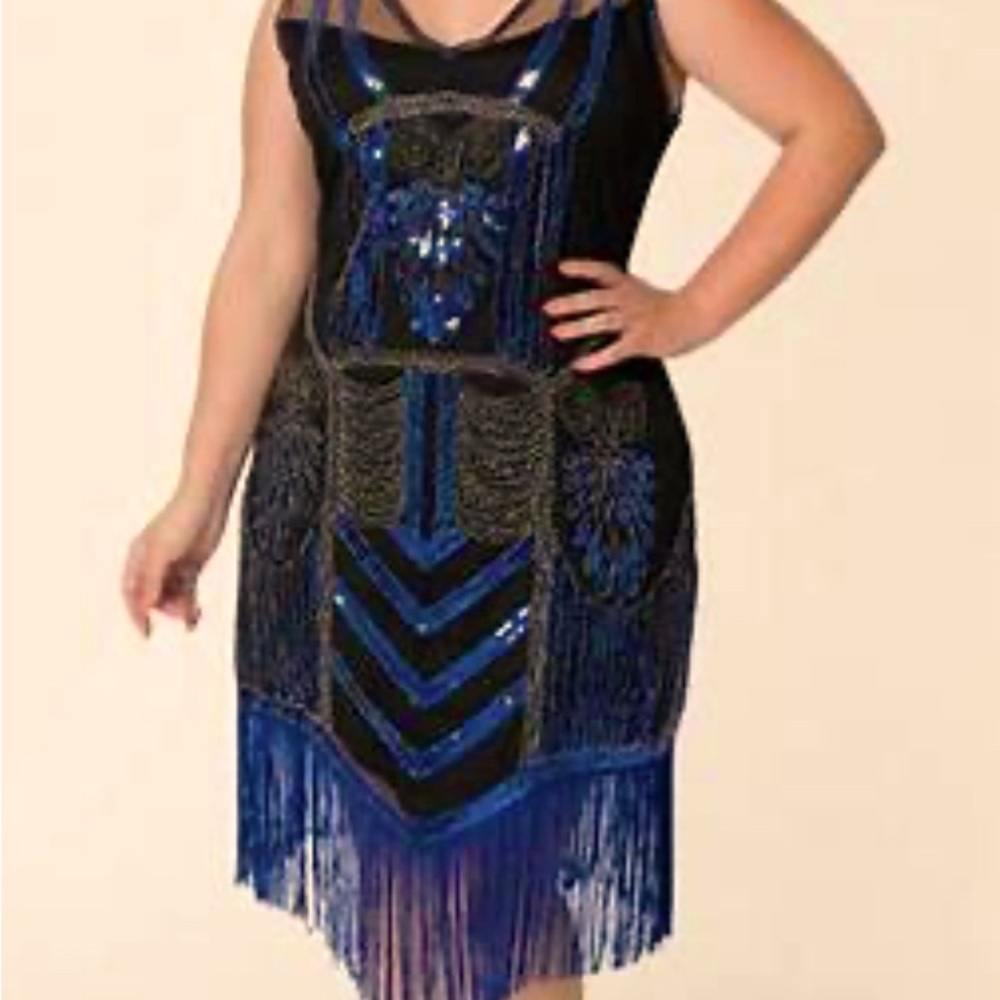 NWT Unique Vintage Roaring ‘20s Flapper Dress Small - Picture 2 of 5